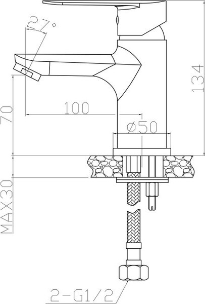 Смеситель AV Engineering AVLAN1-A277-216