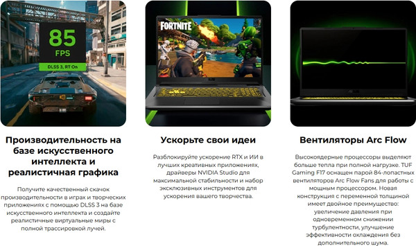 Игровой ноутбук Asus TUF Gaming F17 FX707VUR-HX208