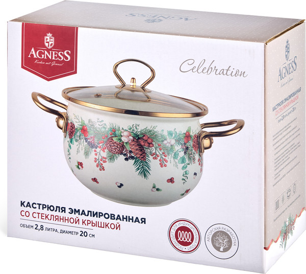 Кастрюля Agness 943-084