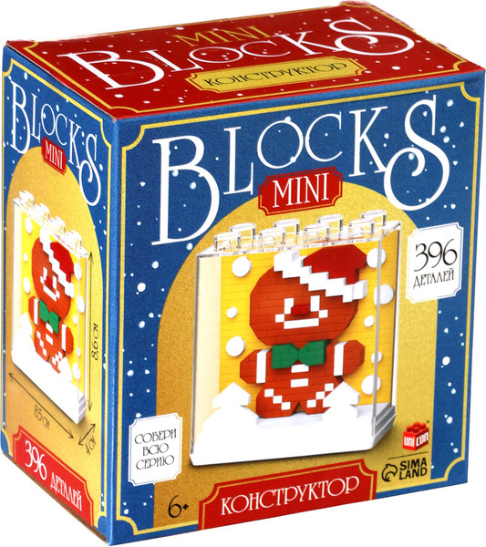 Конструктор Unicon Mini Blocks Печенька 7258 / 10869349 - фото