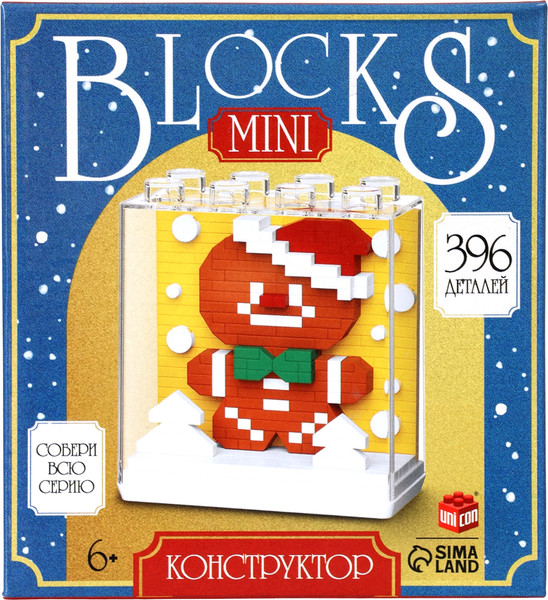 Конструктор Unicon Mini Blocks Печенька 7258 / 10869349