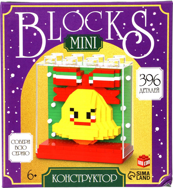 Микроконструктор Unicon Mini Blocks Колокольчик 7257 / 10869348