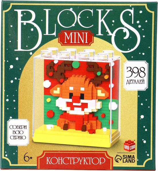 Микроконструктор Unicon Mini Blocks Олененок 7259 / 10869351