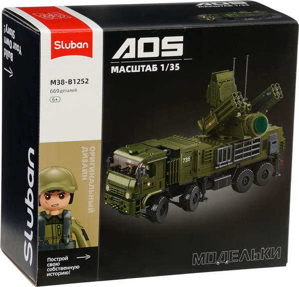 Конструктор Sluban ПВО Ракетный комплекс ВС РФ M38-B1252 / 10893584 - фото