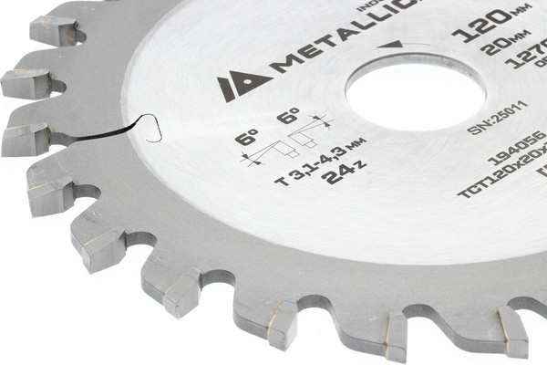 Пильный диск Metallica Industry 120х20мм / 194056