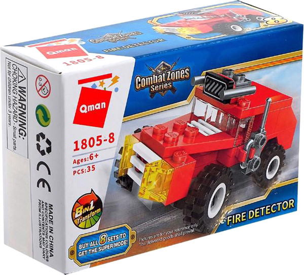 Конструктор Qman Пожарный извещатель 1805 / 10878253 - фото