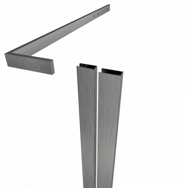 Душевой уголок Triton Терра Графит 120х90