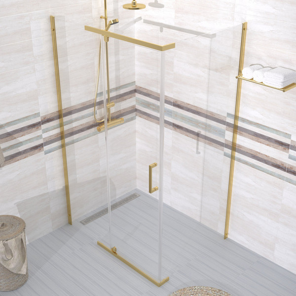 Душевой уголок Triton Терра Голд 120х90