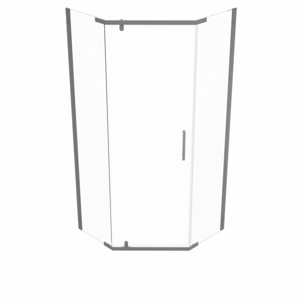 Душевой уголок Triton Дека Графит 90х90