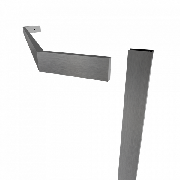 Душевой уголок Triton Дека Графит 90х90