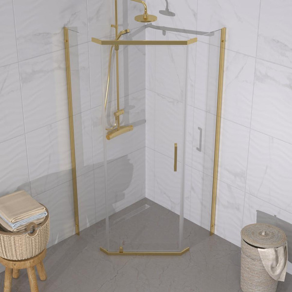 Душевой уголок Triton Дека Голд 90х90