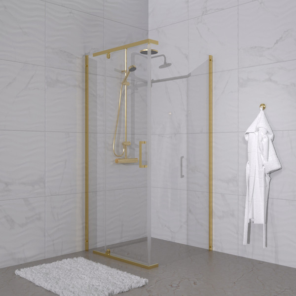 Душевой уголок Triton Терра Голд 90х90