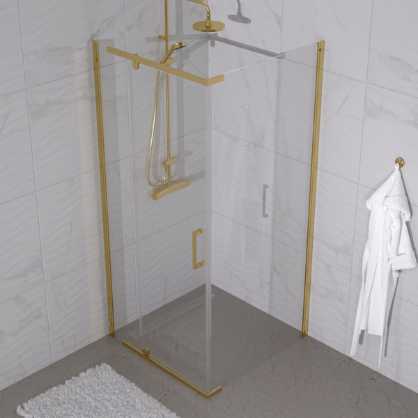 Душевой уголок Triton Терра Голд 90х90