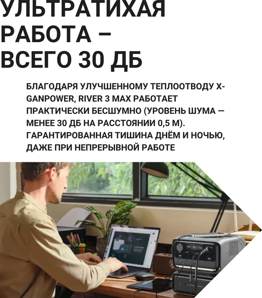 Портативная зарядная станция EcoFlow River 3 Max