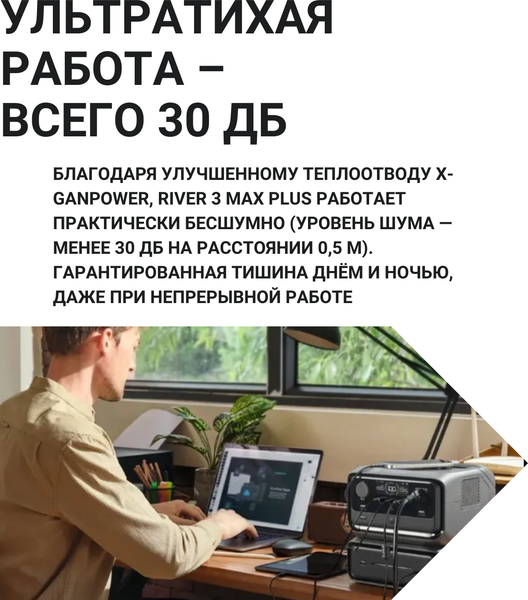 Портативная зарядная станция EcoFlow River 3 Max Plus