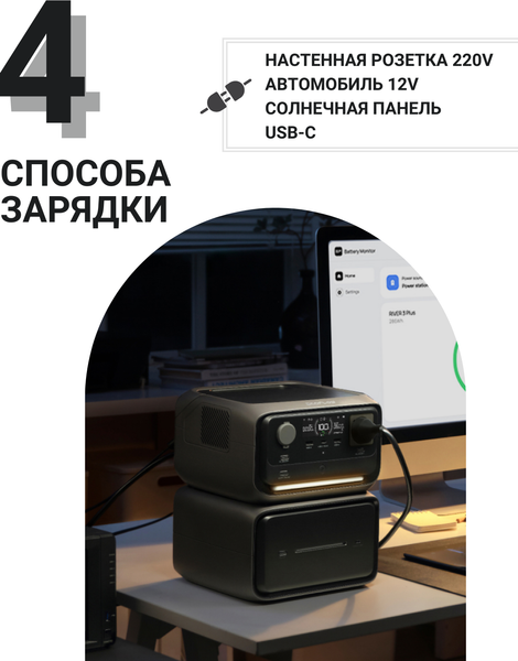 Портативная зарядная станция EcoFlow River 3 Max Plus