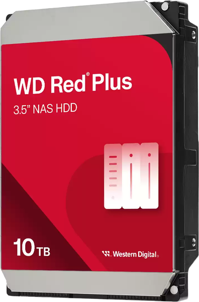 Жесткий диск Western Digital Red Plus 10TB (WD100EFGX) - фото