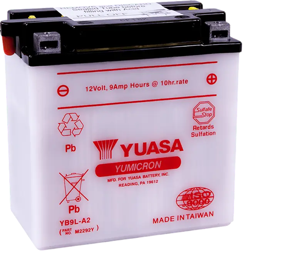 Мотоаккумулятор Yuasa YB9L-A2 - фото
