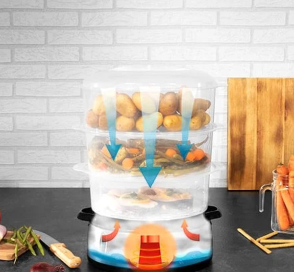 Пароварка стационарная Cecotec Vapovita 3000 Inox / 4109