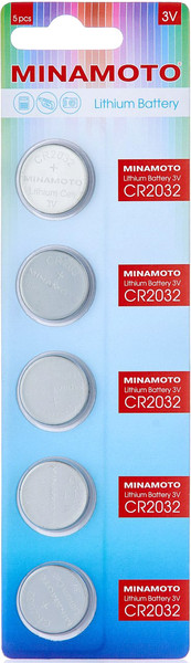 Комплект батареек Minamoto CR2032 5/card - фото