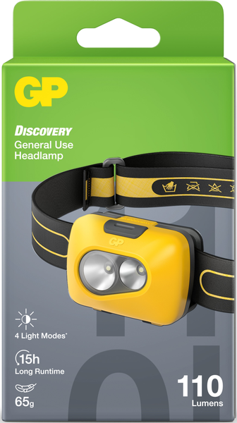 Фонарь GP Batteries Headlamp CH42YE-2B1