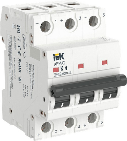 Выключатель автоматический IEK AR-M06N-3-K004DC - фото