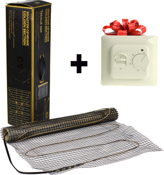 Теплый пол электрический Золотое сечение GS-320-2.0 с терморегулятором RТС 70.26 - фото