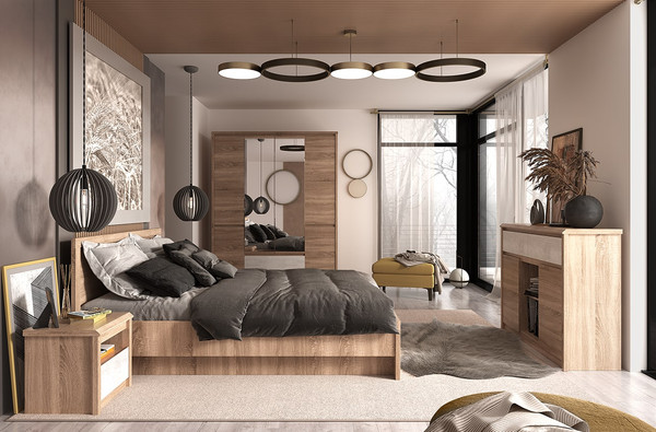 Полуторная кровать Anrex Somma 140x200