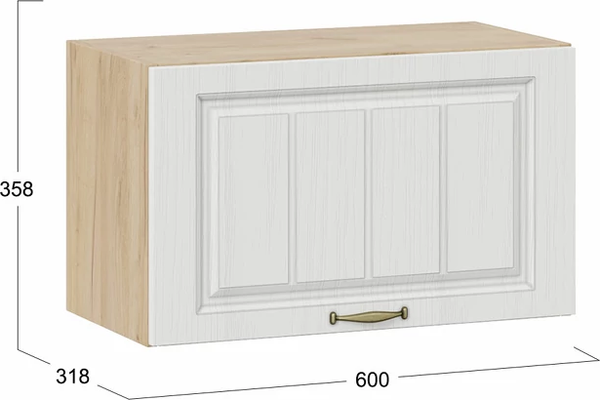 Шкаф под вытяжку ТриЯ Лина 1В6ГП с одной откидной дверью