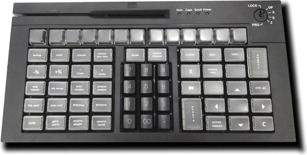 POS-клавиатура POScenter S67 Lite PCS67BL 71068278