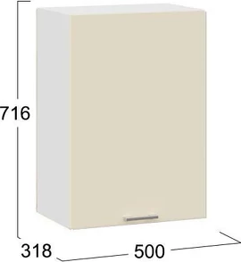 Шкаф навесной для кухни ТриЯ Габриэлла 1ВВ5 с одной дверью