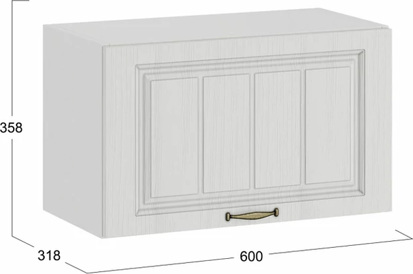 Шкаф под вытяжку ТриЯ Лина 1В6ГП с одной откидной дверью