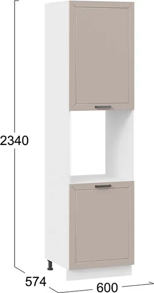 Шкаф-пенал кухонный ТриЯ Лорас 1ПВ6 с двумя дверями