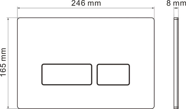 Унитаз подвесной с инсталляцией Roxen StounFix Dual Fresh 979004