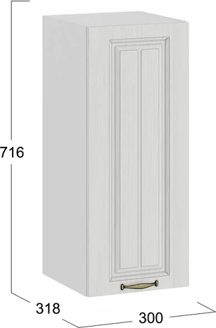 Шкаф навесной для кухни ТриЯ Лина 1ВВ3 с одной дверью