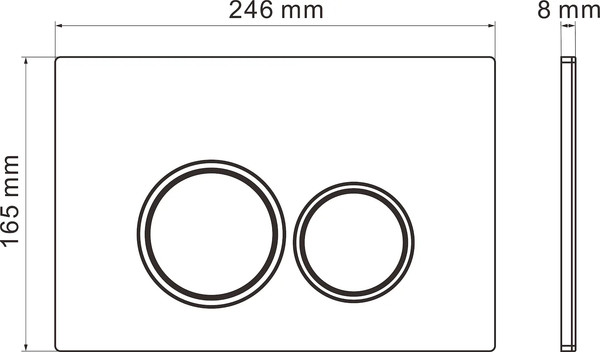 Унитаз подвесной с инсталляцией Roxen StounFix Dual Fresh 979010