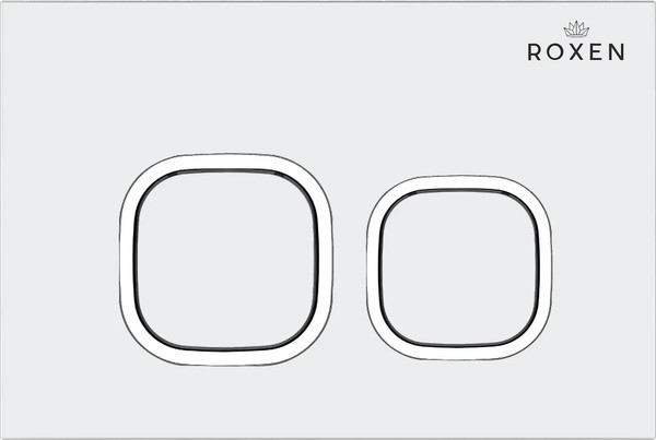 Унитаз подвесной с инсталляцией Roxen StounFix Dual Fresh 979014