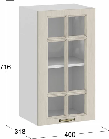 Шкаф навесной для кухни ТриЯ Лина 1ВВ4С с одной дверью