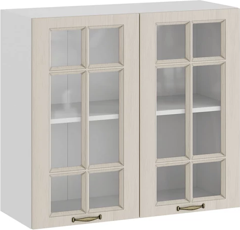 Шкаф навесной для кухни ТриЯ Лина 1ВВ8С с двумя дверьми - фото