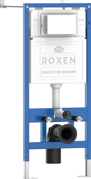 Унитаз подвесной с инсталляцией Roxen StounFix Dual Fresh 979022