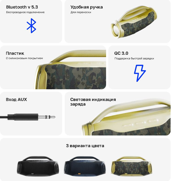 Портативная колонка Vipe Thor / VPPSTORSQRU