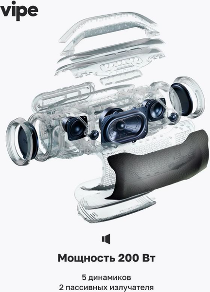 Портативная колонка Vipe Thor / VPPSTORBLKRU