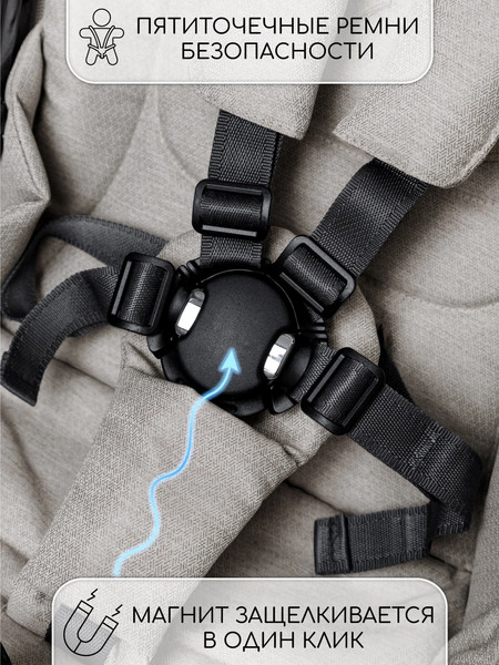 Детская универсальная коляска Amarobaby Motus V2 / AB23-10MOTUSV2/00
