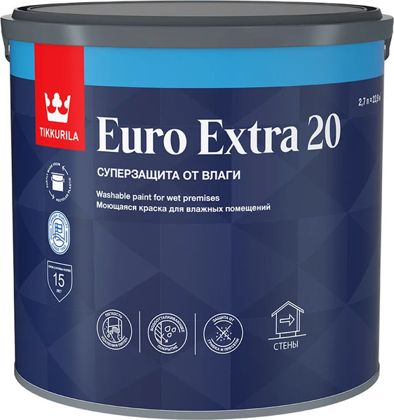 Краска Tikkurila Euro Extra 20 C - фото