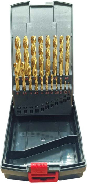 Набор сверл Wumax HSS-TiN DIN338 / 06249001