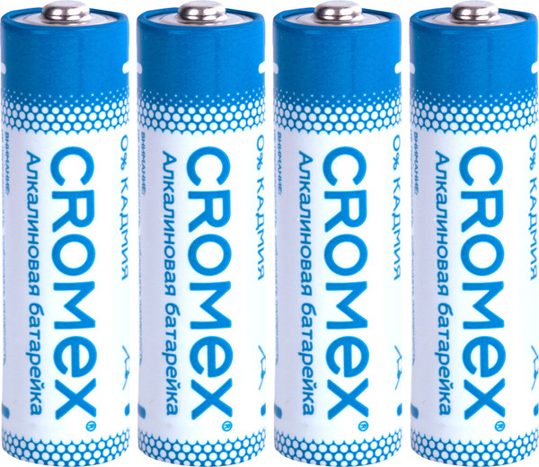 Комплект батареек Cromex Alkaline. АA LR6 15A / 457130 - фото