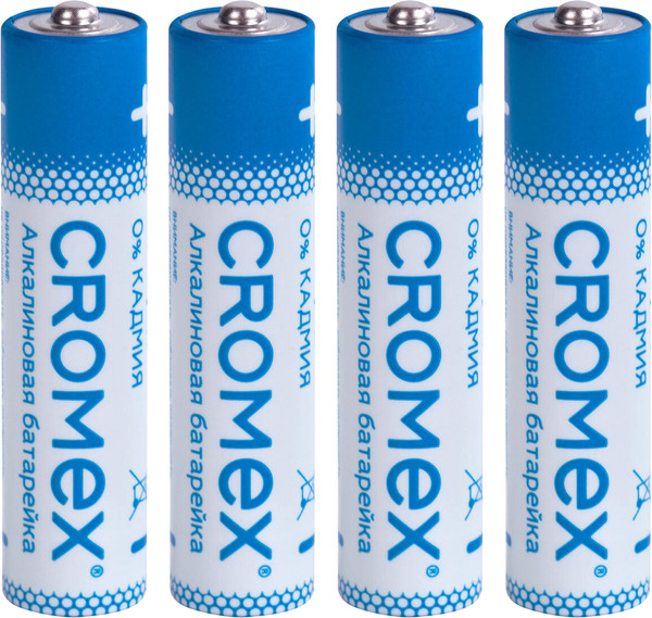 Комплект батареек Cromex Alkaline. ААA LR03 24А / 457131 - фото