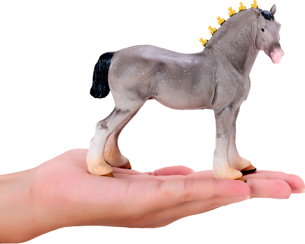 Фигурка коллекционная Konik Лошадь Шайр серая в яблоках AMF1135