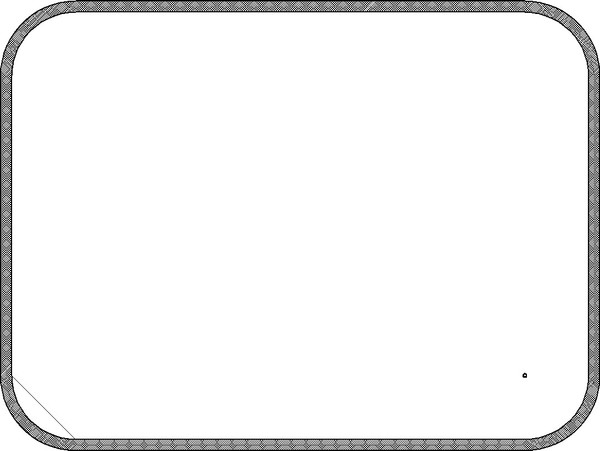 Зеркало Sansa Модена PR-B 800х600 / SZ8002PRB