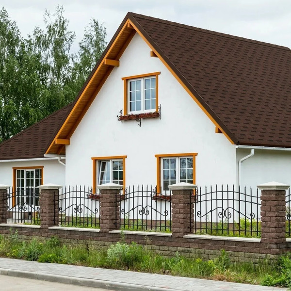 Черепица Технониколь Shinglas Фазенда Коричневый / 4D4X21-0716RUS